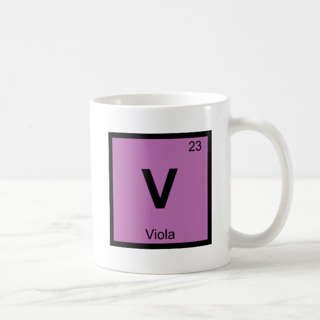 Mug V - Musique d'Alto Chimie Symbole du Tableau Pério (Droite)