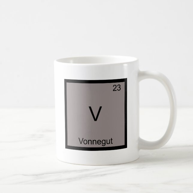 Mug V - Pièce en t drôle de symbole d'élément de (Droite)