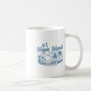 Mug Vacances à la plage de la fierté des îles Vierges