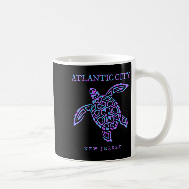Mug Vacances à la plage des tortues de mer d'Atlantic  (Droite)