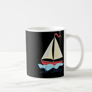 Mug Vacances à Lake George Ny Bateau à voile Voile