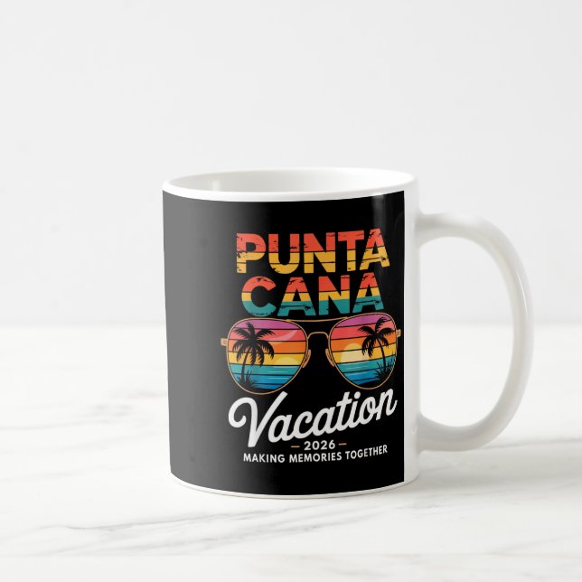 Mug Vacances à Punta Cana 2026 Création de Souvenirs É (Droite)