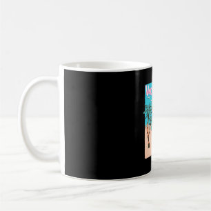 Mug Vacances ambiance plage flamant rose vacances d'ét