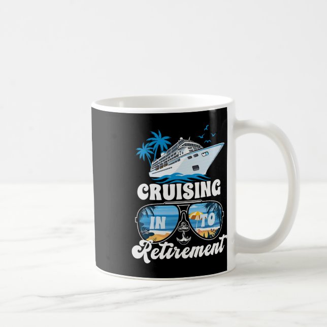 Mug Vacances Bateau À Voile Croisière À La Retraite (Droite)