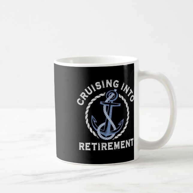 Mug Vacances Bateau À Voile Croisière À La Retraite (Droite)