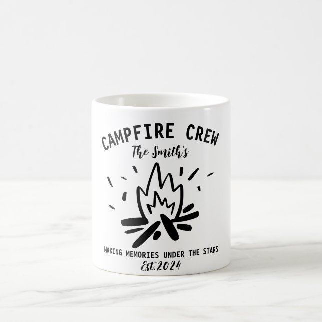 Mug Vacances Camping Familial 2024, Équipage Camping (Centre)