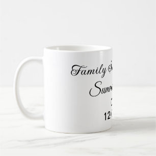 Mug Vacances de camping en famille ajoutez nom dateÉté