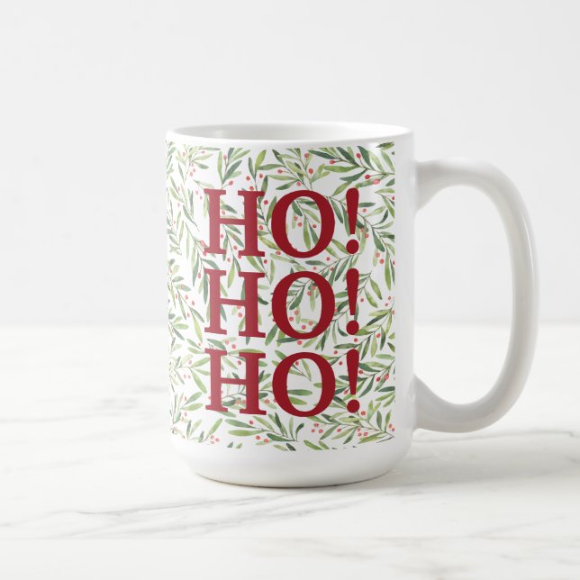 Mug Vacances de Noël Holly et Berries (Droite)