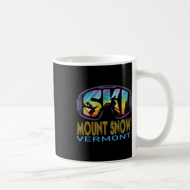 Mug Vacances de ski à Ski Mount Snow Vermont  (Droite)