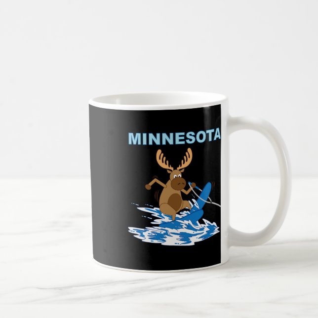 Mug Vacances de ski nautique au Minnesota Moose Moose  (Droite)