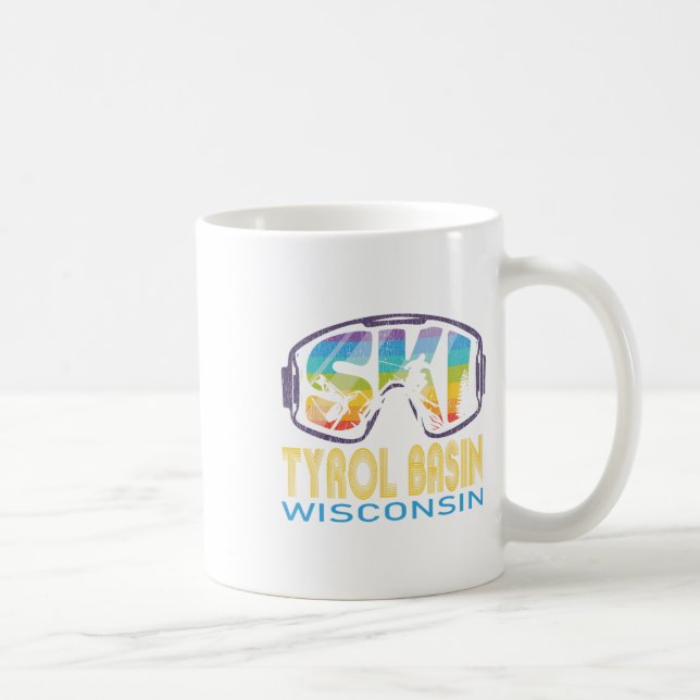 Mug Vacances de ski Tyrol Sin Wisconsin  (Droite)