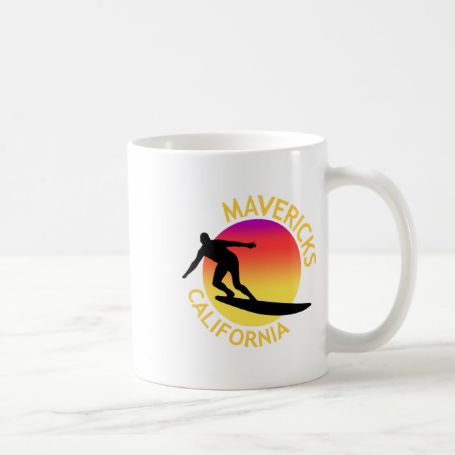 Mug Vacances de surf Mavericks en Californie  (Droite)