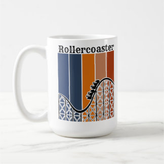 Mug Vacances d'été à cheval Rollercoaster Retro