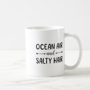 Mug Vacances d'été en famille Air océanique et cheveux