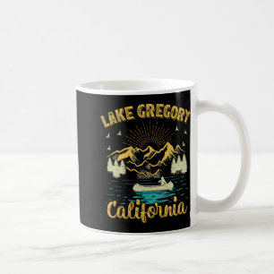 Mug Vacances d'été Rétro Montagne Californie Gregory