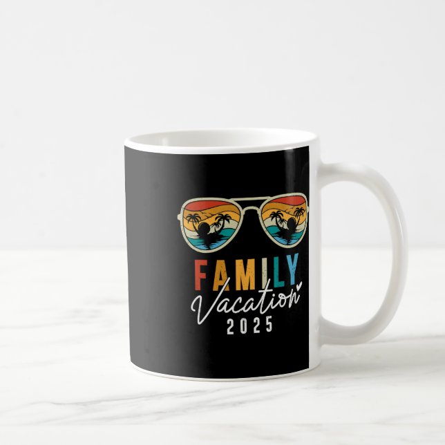 Mug Vacances en famille 2025 Plage Été Hommes Femmes E (Droite)