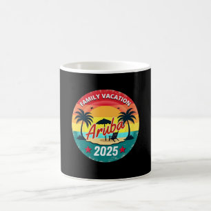 Mug Vacances en famille à Aruba 2025 Vacances en famil