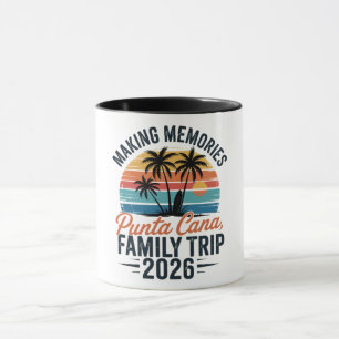 Mug Vacances en famille à Punta Cana 2026 Vacances d'é