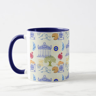 Mug Vacances en Grèce Minimalisme