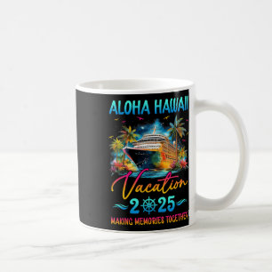 Mug Vacances familiales à Hawaï Aloha 2025 Groupe corr