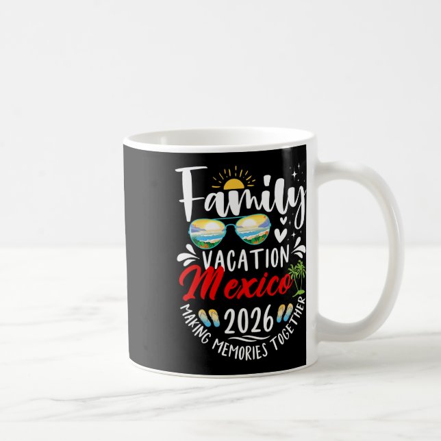 Mug Vacances familiales au Mexique 2026 Création de so (Droite)