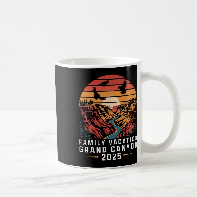 Mug Vacances famille Grand Canyon 2025 Vacances famill (Droite)