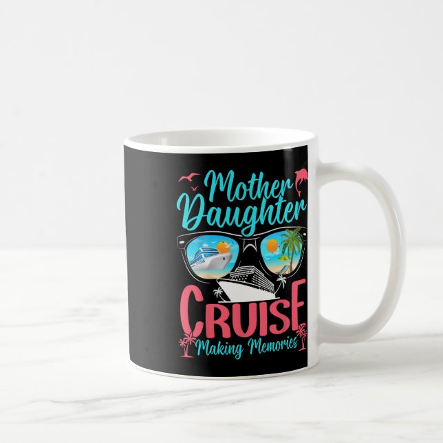 Mug Vacances mères filles drôles croisière mère fille (Droite)