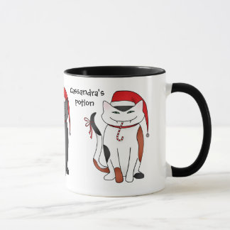 Mug Vacances Noël Père Noël kitties