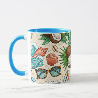Mug Vacances tropicales.