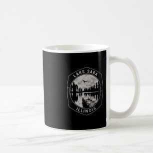 Mug Vacances vintage au bord du lac Sara dans l'Illino