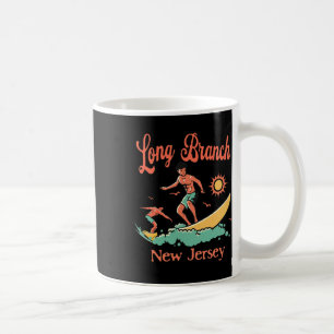 Mug Vacancier de la plage de surf de New Jersey Long B
