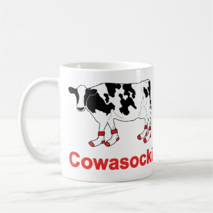 Mug Vache à lait dans les chaussettes - vache à