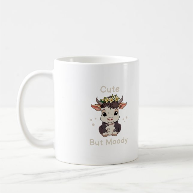 Mug Vache Bébé De Ferme Amoureux De Vache Mignonne Mai (Gauche)