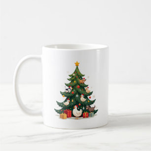 Mug Vache Chèvre Cheval Ferme Animal Agriculteur Noël
