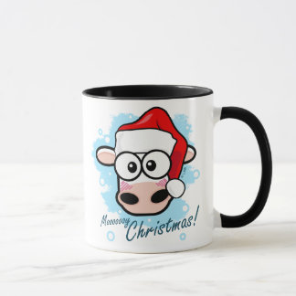 Mug Vache de fête à Noël de Mooooooy