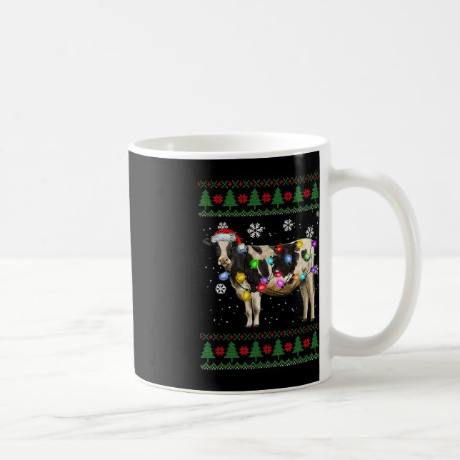 Mug Vache de Noël Lait Louvain de vache (Droite)