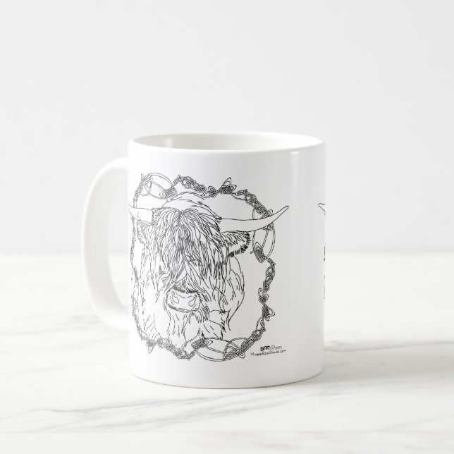 Mug Vache des Highlands (Devant gauche)