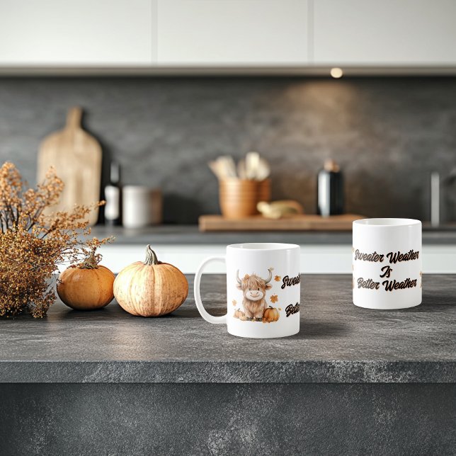 Mug Vache des Highlands de l'automne (Créateur téléchargé)