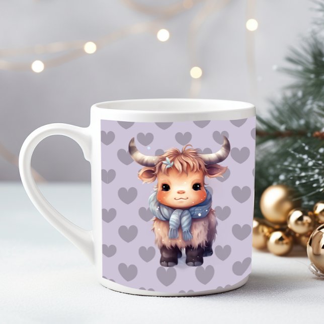 Mug Vache d'hiver douce (Créateur téléchargé)