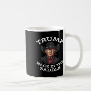 Mug Vache drôle western cow-boy Donald Trump Président