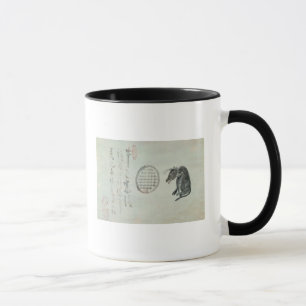 Mug Vache, fenêtre ovale et Haiku