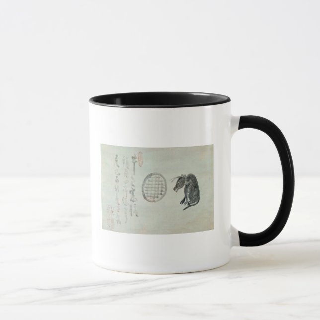 Mug Vache, fenêtre ovale et Haiku (Droite)