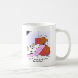 Mug Vache Folle en Thérapie Cadeaux et Objets de Colle