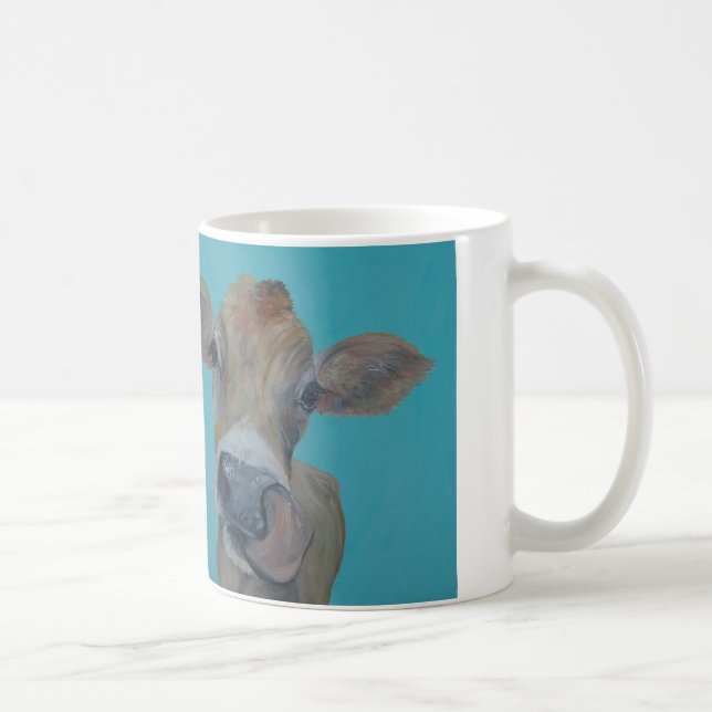Mug Vache fouineuse à jersey (Droite)