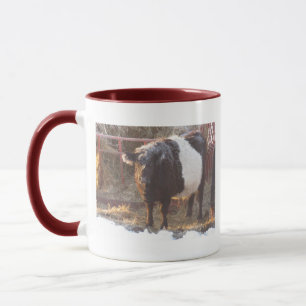 Mug Vache galloway à ceinture gelée