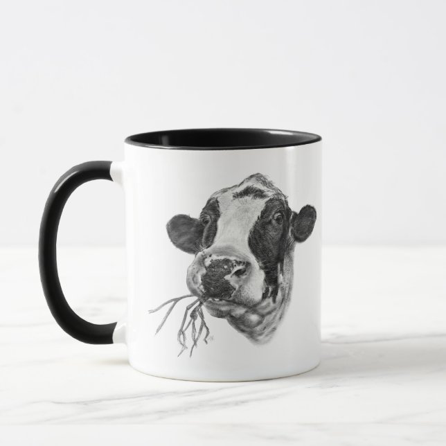 Mug Vache heureuse à frison du Holstein (Gauche)