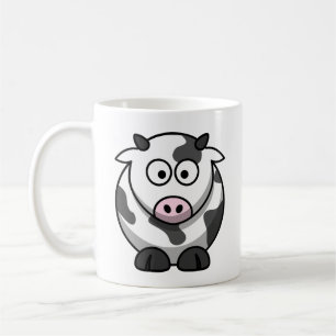 Mug Vache laitière de dessin animé mignonne et colorée