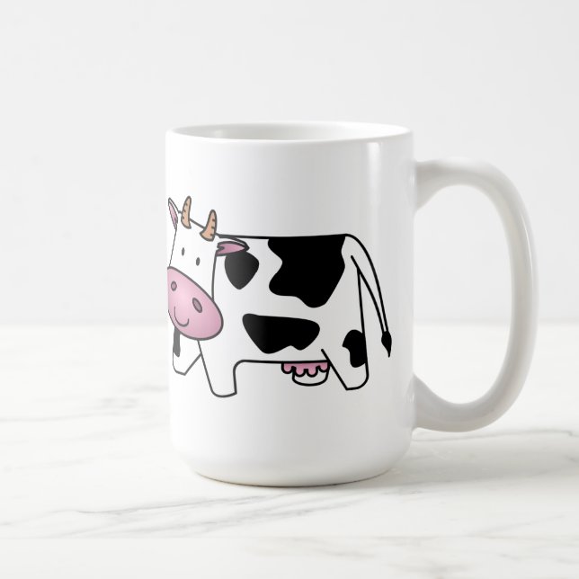 Mug Vache laitière mignonne (Droite)