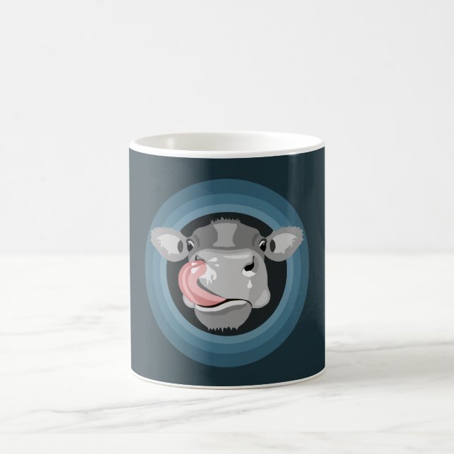 Mug Vache lécher le nez (Centre)