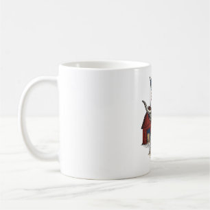 Mug Vache Longhorn Patriotique et Conception Vectoriel